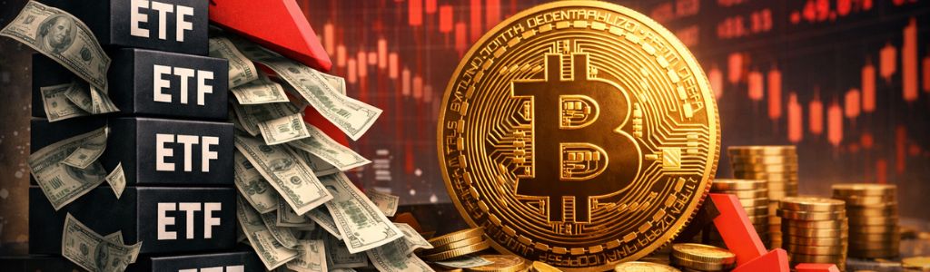 ETF Outflows Add Pressure to BTC