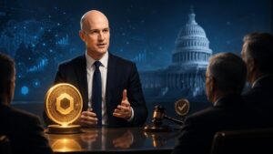 Coinbase CEO Brian Armstrong will brief Senate Republicans as crypto legislation advances, putting industry lobbying and bill momentum in focus.