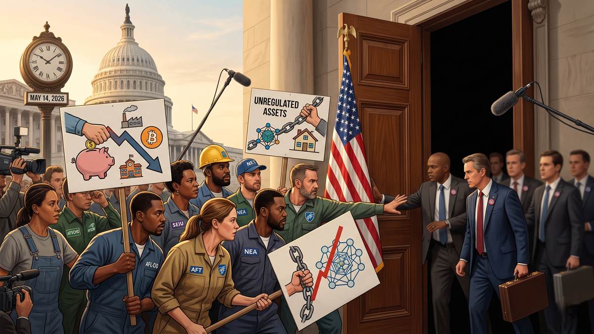 Five US labor unions, including the AFL-CIO and SEIU, are urging the Senate to block the Clarity Act