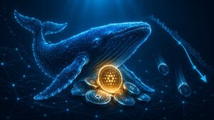 Cardano wallets with 1M+ ADA now hold 25.09B tokens, or 67.47% of supply, as whales keep accumulating despite a 71% cap drop.
