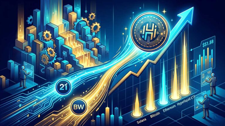 The new Hyperliquid ETFs from 21Shares and Bitwise see record inflows, pushing HYPE's price to $51.88