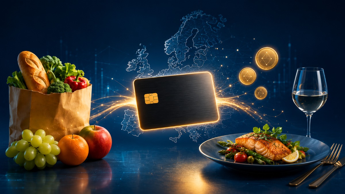 OKX Card data shows European crypto spending shifting toward groceries, dining and routine purchases over luxury use.