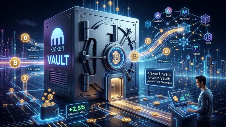 Kraken launches Bitcoin Vault, a product that offers up to 2.5% return on Bitcoin