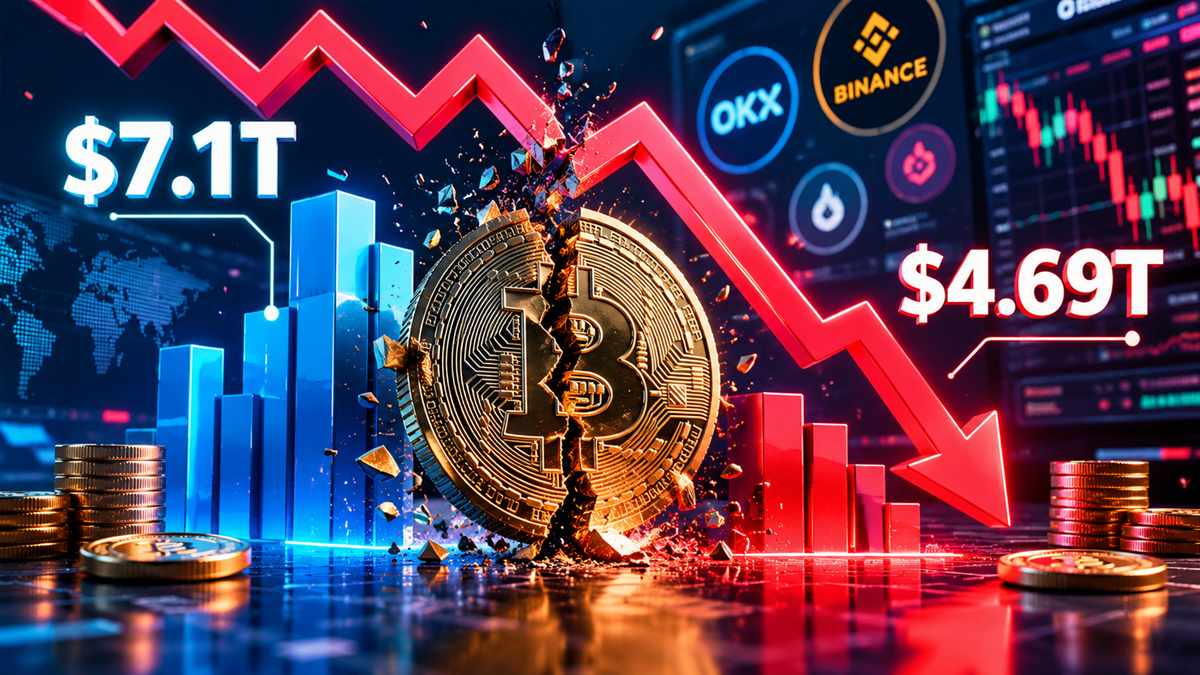 Perp CEX Trading Volume Falls From $7.1T to $4.69T in 2026