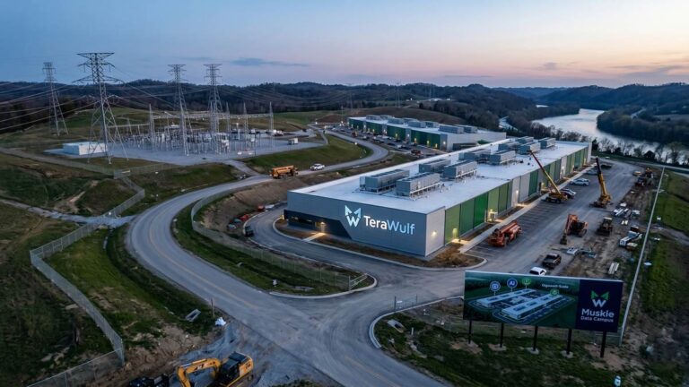 TeraWulf acquired the Muskie Data Campus in Kentucky to develop an artificial intelligence data center