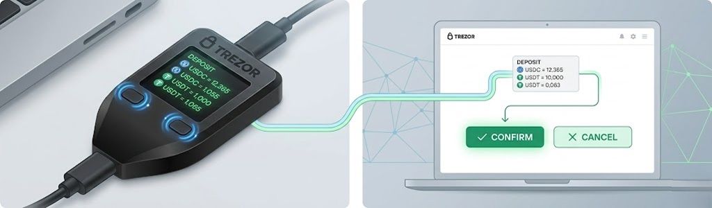 Trezor launches native USDC and USDT yield in its app for 2 million users