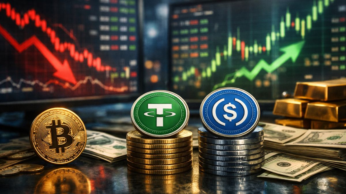 USDT and USDC Strengthen Their Grip as Traders Favor Dollars Over BTC