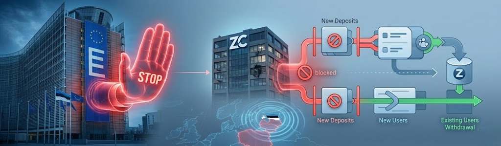 Estonia's Financial Intelligence Unit blocked the platform from acquiring new clients and receiving deposits starting Monday, May 18, 2026