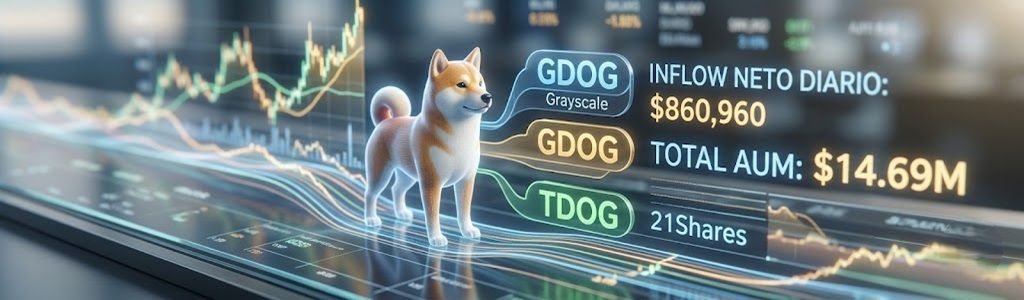 Dogecoin ETFs in the US gained $860,960 in one day