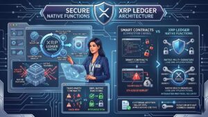 A Ripple engineer highlights that XRP Ledger's native features mitigate the risk of smart contracts being hacked.