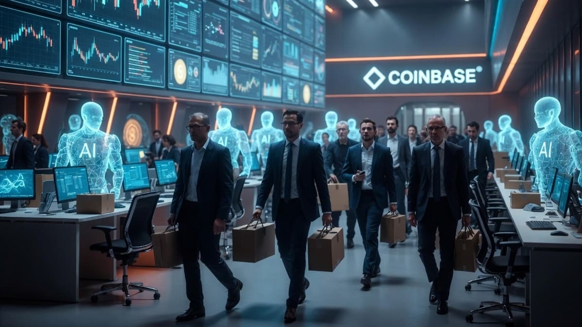 Coinbase Cuts 14% of Staff in Major Restructuring Driven by AI Adoption