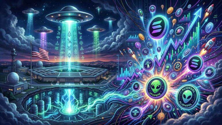 UFO memes in Solana-