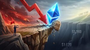 Ethereum's price faces risks of falling to $1,000 after registering outflows of $121 million from ETFs.