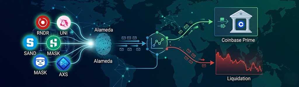 The U.S. government moved $1.9 million in altcoins seized from Alameda Research to Coinbase Prime