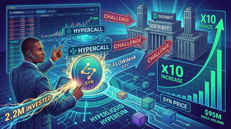 Arthur Hayes invests $2.2 million in Synapse by purchasing 6.16 million SYN tokens