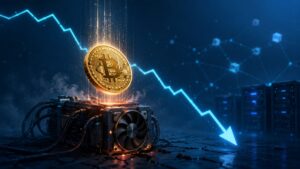 Bitcoin mining difficulty drops over 10%, offering active miners relief while exposing margin pressure across weaker operations.