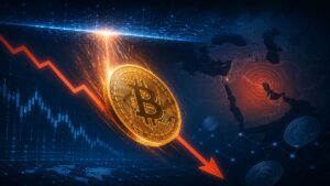 Bitcoin cae por debajo de $61K tras otro rechazo en $64K, mientras la tensión en Medio Oriente presiona a altcoins y al sentimiento cripto.