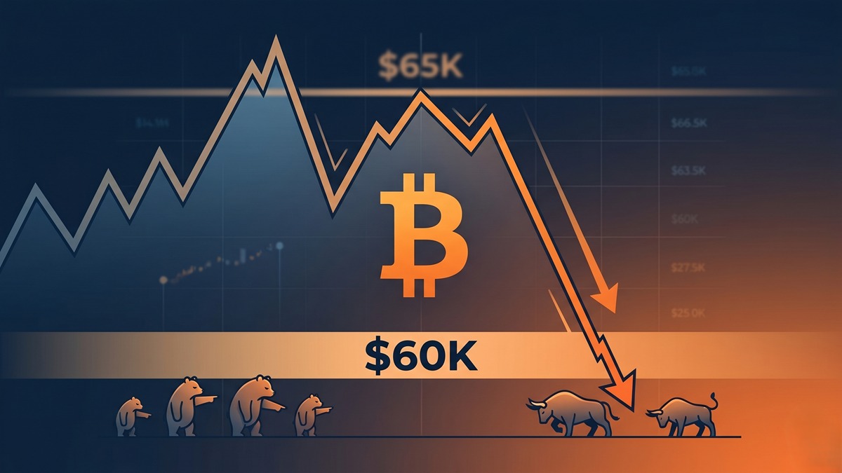 Bitcoin falls below $65,000 after a liquidity sweep in June