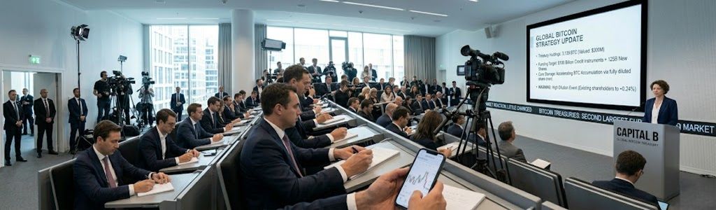 Capital B approves a €105 billion plan to finance the purchase of Bitcoin