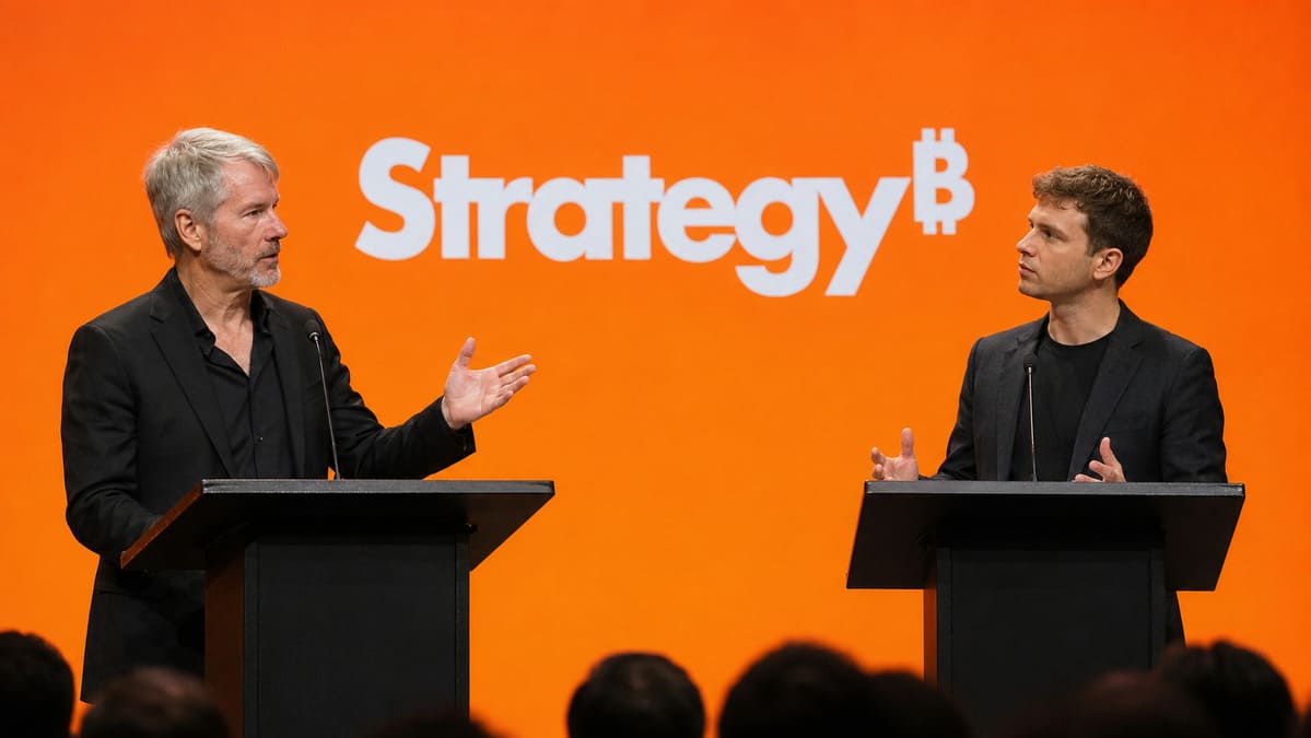 Michael Saylor and Jack Mallers Clash Over How to Value Strategy
