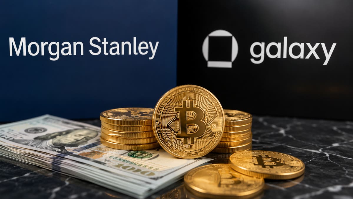 Morgan Stanley and Galaxy Strike Crypto Lending Referral Deal