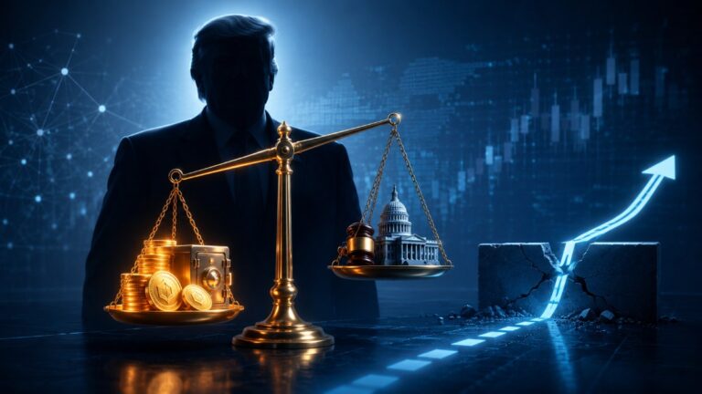 CLARITY Act ethics talks slow as $2.3B in Trump-linked crypto interests complicate Senate vote math.