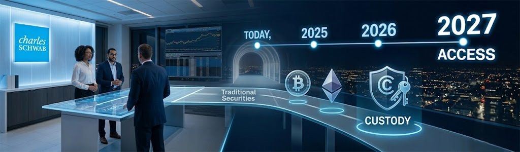 
Charles Schwab enables 24/7 crypto futures trading for assets like Bitcoin