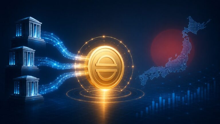 Japanās three largest banks form a council to prepare a jointly issued stablecoin by March 2027 under a trust structure.