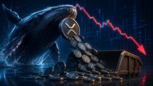 XRP weakens as large holders sell millions of tokens, offsetting ETF inflows and pushing traders toward the $1.05 support zone.