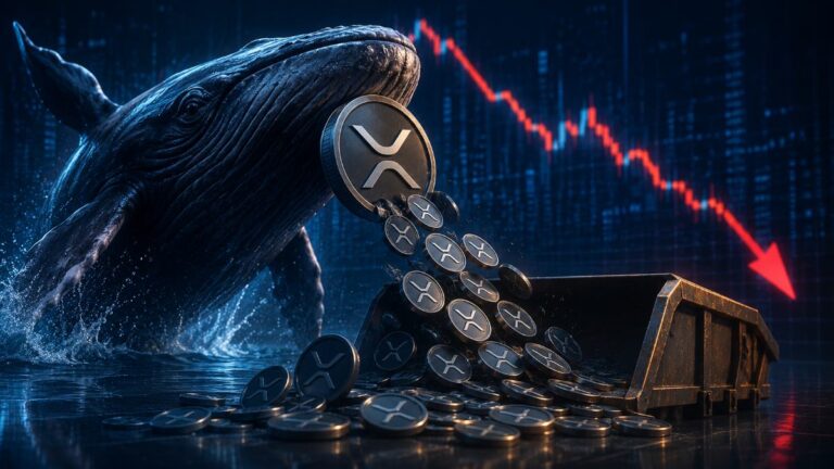 XRP weakens as large holders sell millions of tokens, offsetting ETF inflows and pushing traders toward the $1.05 support zone.