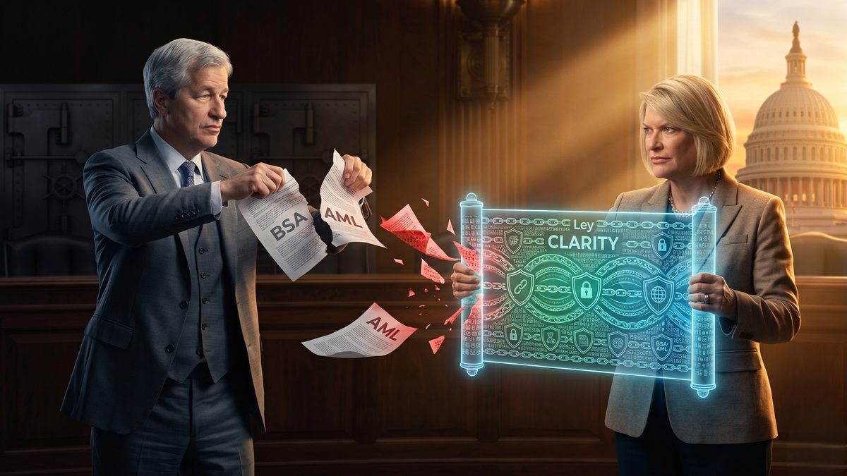 Senator Cynthia Lummis defended the CLARITY Act against criticism from Jamie Dimon