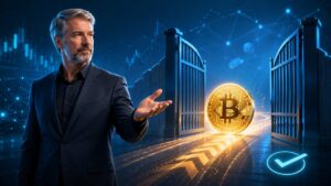 Saylor says Strategy was never barred from selling Bitcoin, shifting focus to treasury flexibility, dividends, debt, and market confidence.