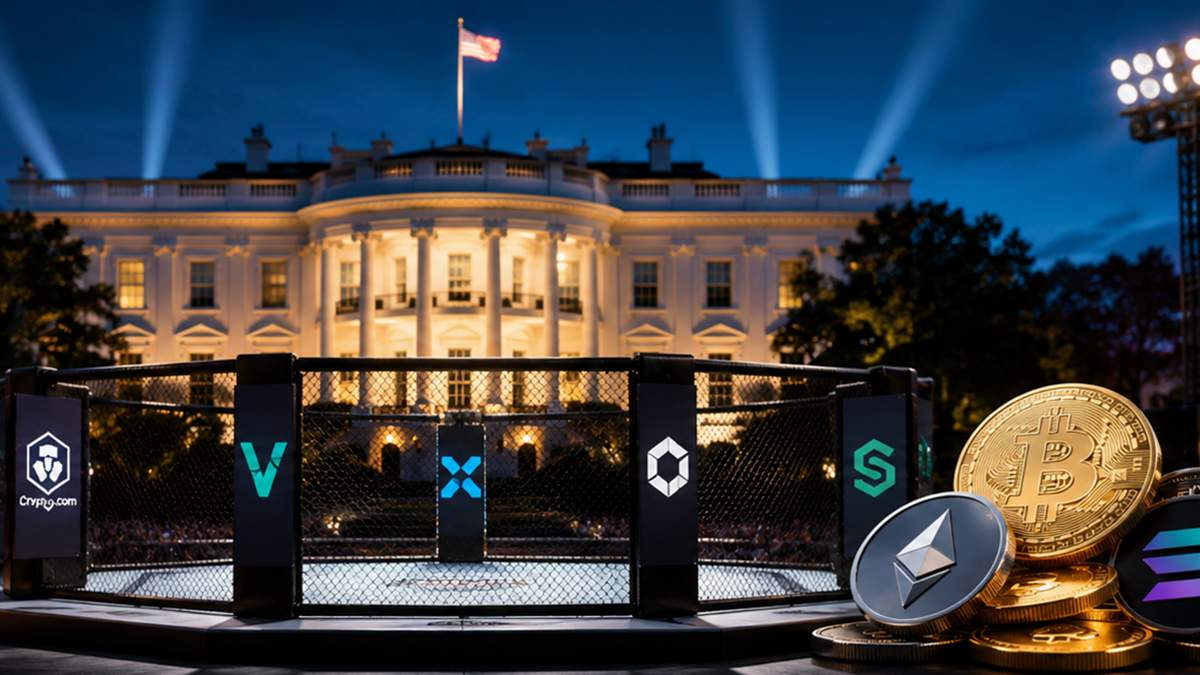 Crypto Firms Set to Take Center Stage at Trump’s White House UFC Event