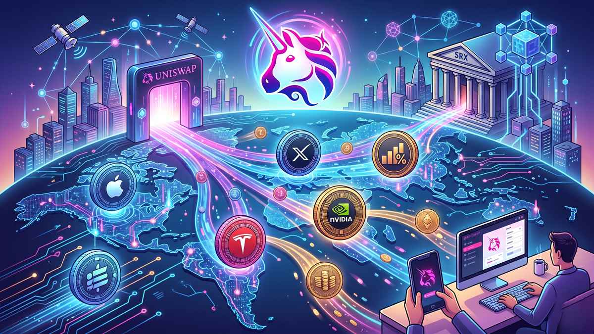 Uniswap tokenized to SpaceX, Apple, Tesla and Nvidia-
