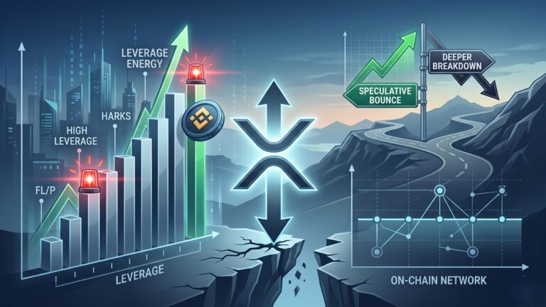 XRP's estimated leverage on Binance rises to 0.1899 in June 2026