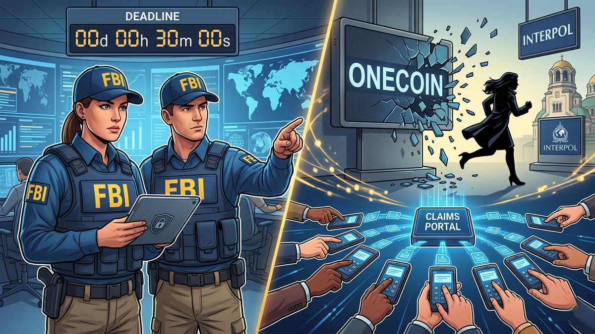 FBI Sets Deadline for OneCoin Fraud Victims to File Claims
