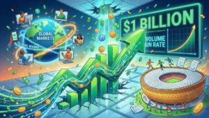 Polymarket surpasses an annualized revenue run rate of $1 billion in June 2026