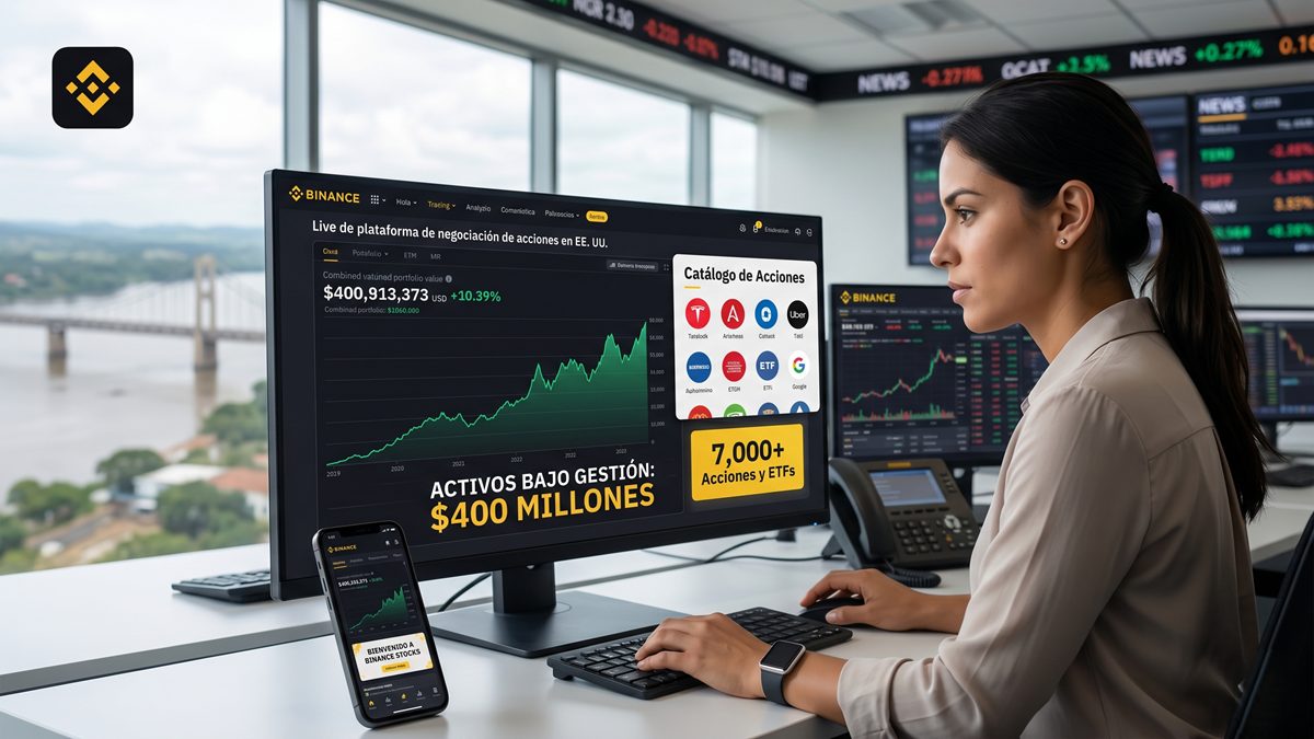 Binance's US stock trading platform