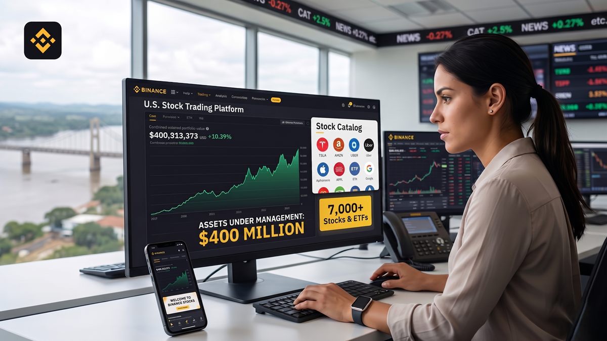 Binance's US stock trading platform