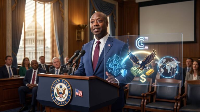 US Senator Tim Scott championed the CLARITY Act