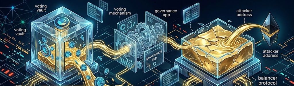 An attacker drains $1.58 million in Ethereum after exploiting a governance flaw in the TOP token DAO