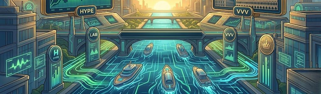 The cryptocurrency market begins June 2026 with Hyperliquid at $72.25 and LAB registering a 62% rally, while VVV shows signs of exhaustion
