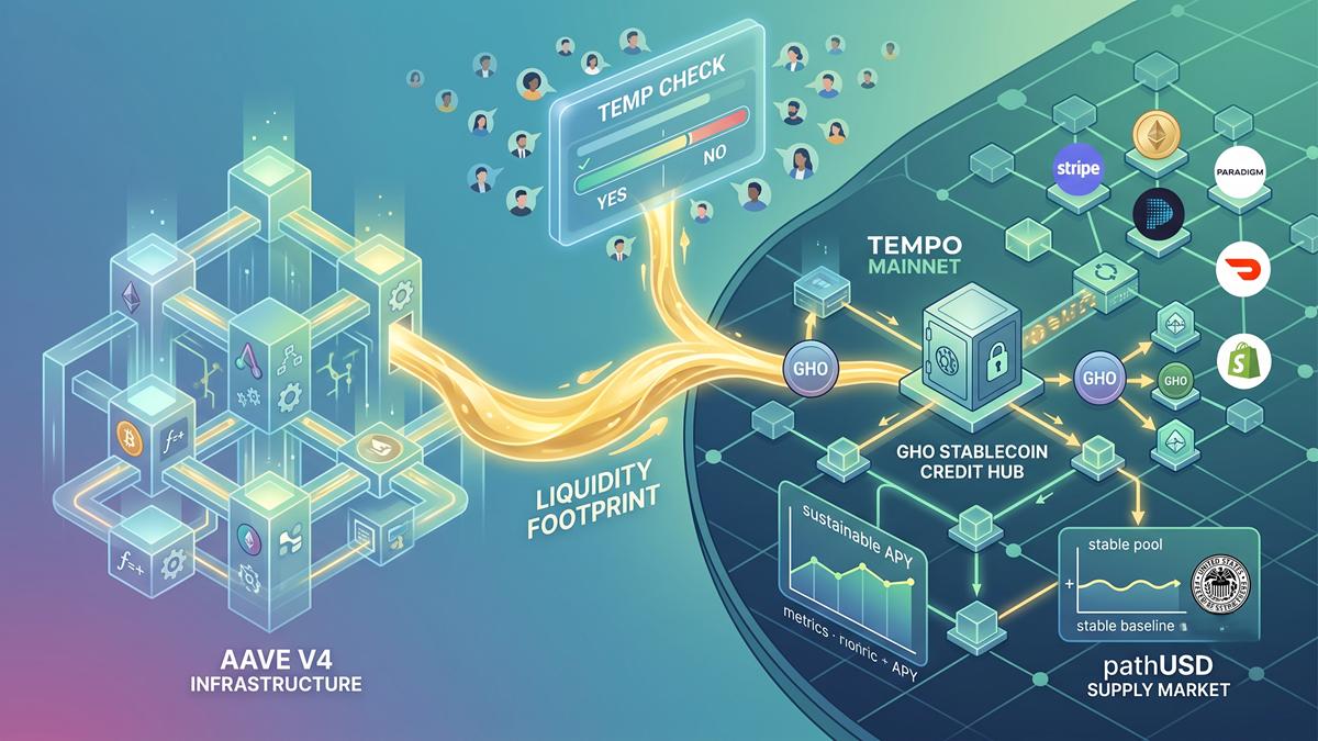 Aave launches Temp Check to deploy v4 on Tempo Mainnet