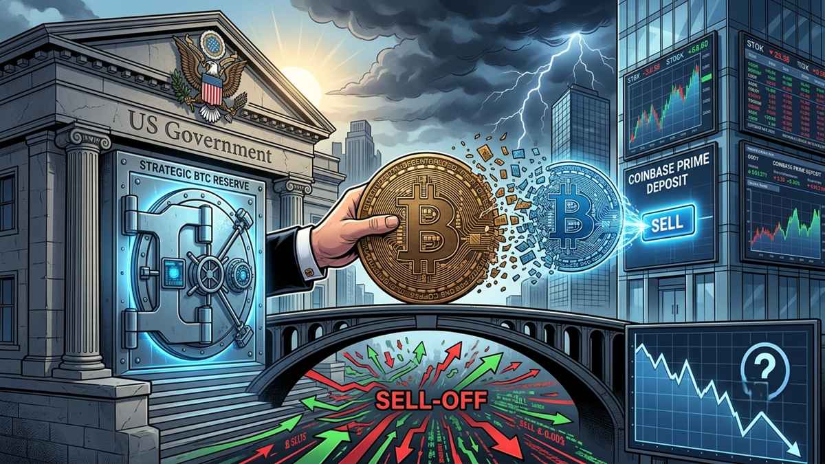 The U.S. government transferred $8.8 million in Bitcoin to Coinbase Prime