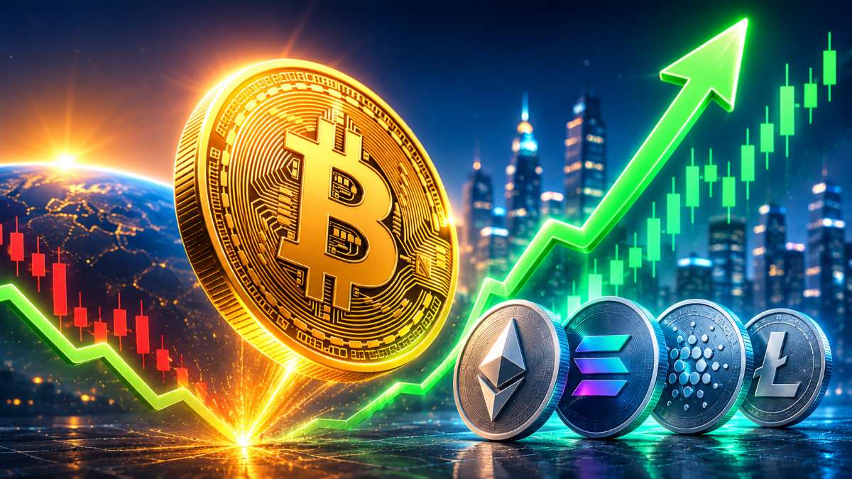 Bitcoin rebounds above $66,000 as Clarity Act progress, Asian tech gains, and broad altcoin strength lift the crypto market by $70 billion.