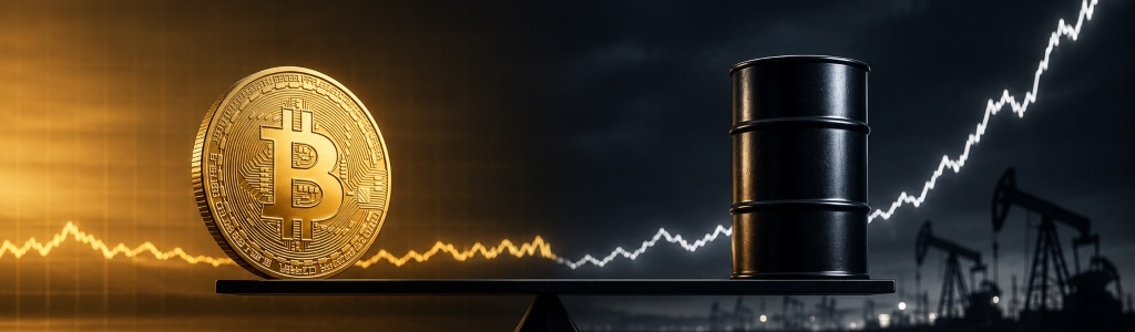Bitcoin held near $65,000 on Friday despite Brent crude reaching $97.66