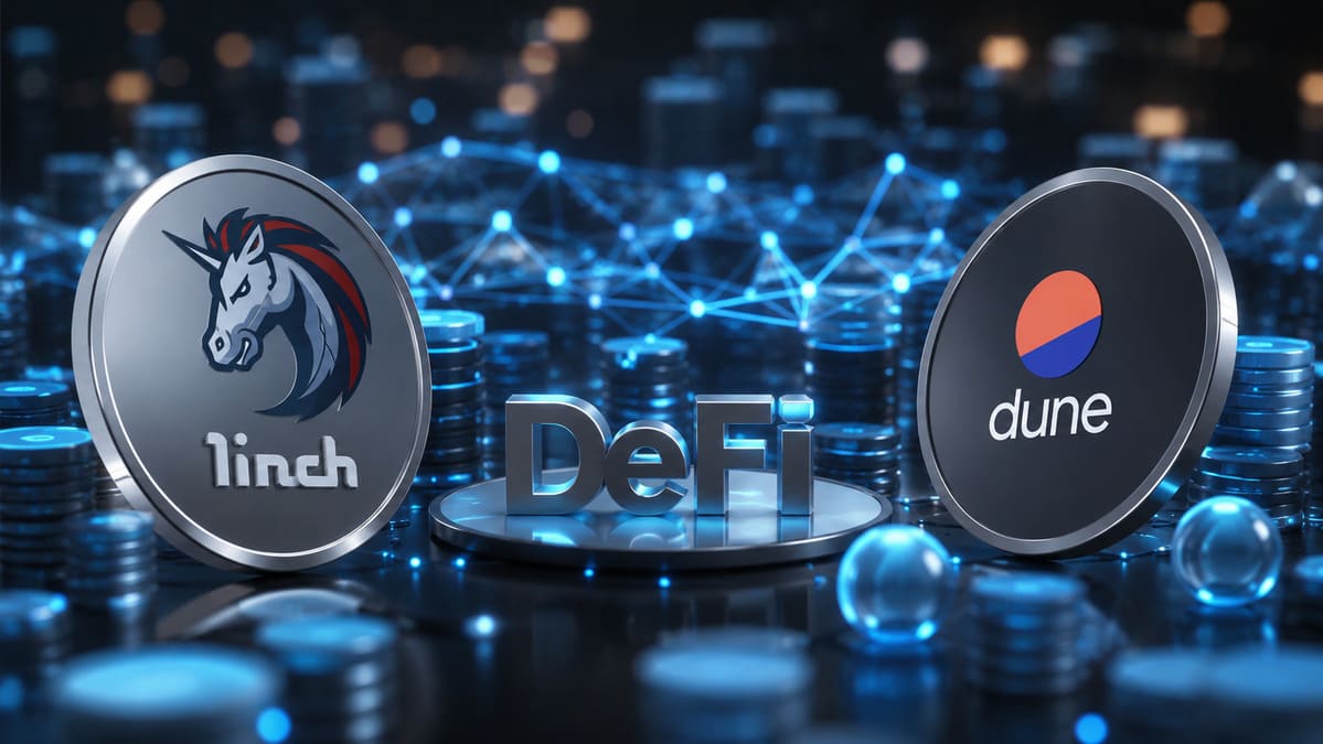 1inch and Dune research finds DeFi liquidity abundant but overwhelmingly underutilized right now