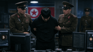 Hackers norcoreanos de élite, ex miembros de una unidad de ciberguerra, fueron arrestados el 12 de julio tras robar fondos del propio régimen. El grupo de hackers infiltró el Chosun Central Bank y el Foreign Trade Bank, convirtiendo fondos estatales en criptomonedas para lavarlos a través de brokers en China. La Agencia Nacional de Inteligencia rastreó las transacciones cifradas hasta una casa de seguridad en Pyongyang y detuvo a los implicados en plena operación.