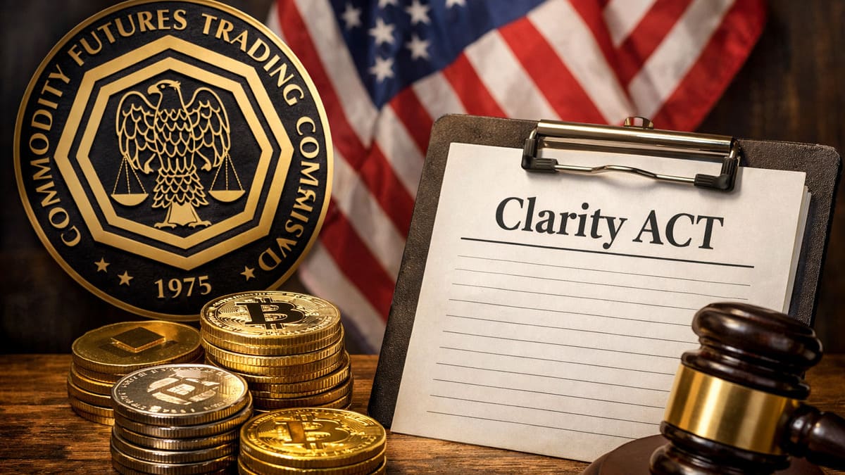 CFTC Chief Cautions That a Stalled Clarity Act Would Force Regulators to Shape All Crypto Rules