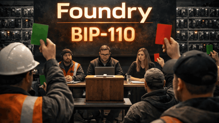 Foundry urges miners to support BIPā110ās dataālimit proposal